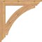 Ekena Millwork Thorton Traditional Smooth Bracket, Western Red Cedar, 3 1/2"W x 28"D x 28"H BKT04X28X28THR01SWR - alternate 2